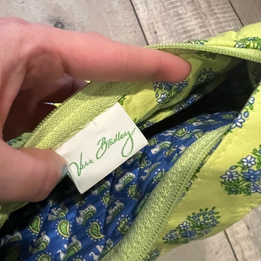 VERA BRADLEY Citrus Lime Elephant retired 2 piece set BIN AH - Picture 3 of 9